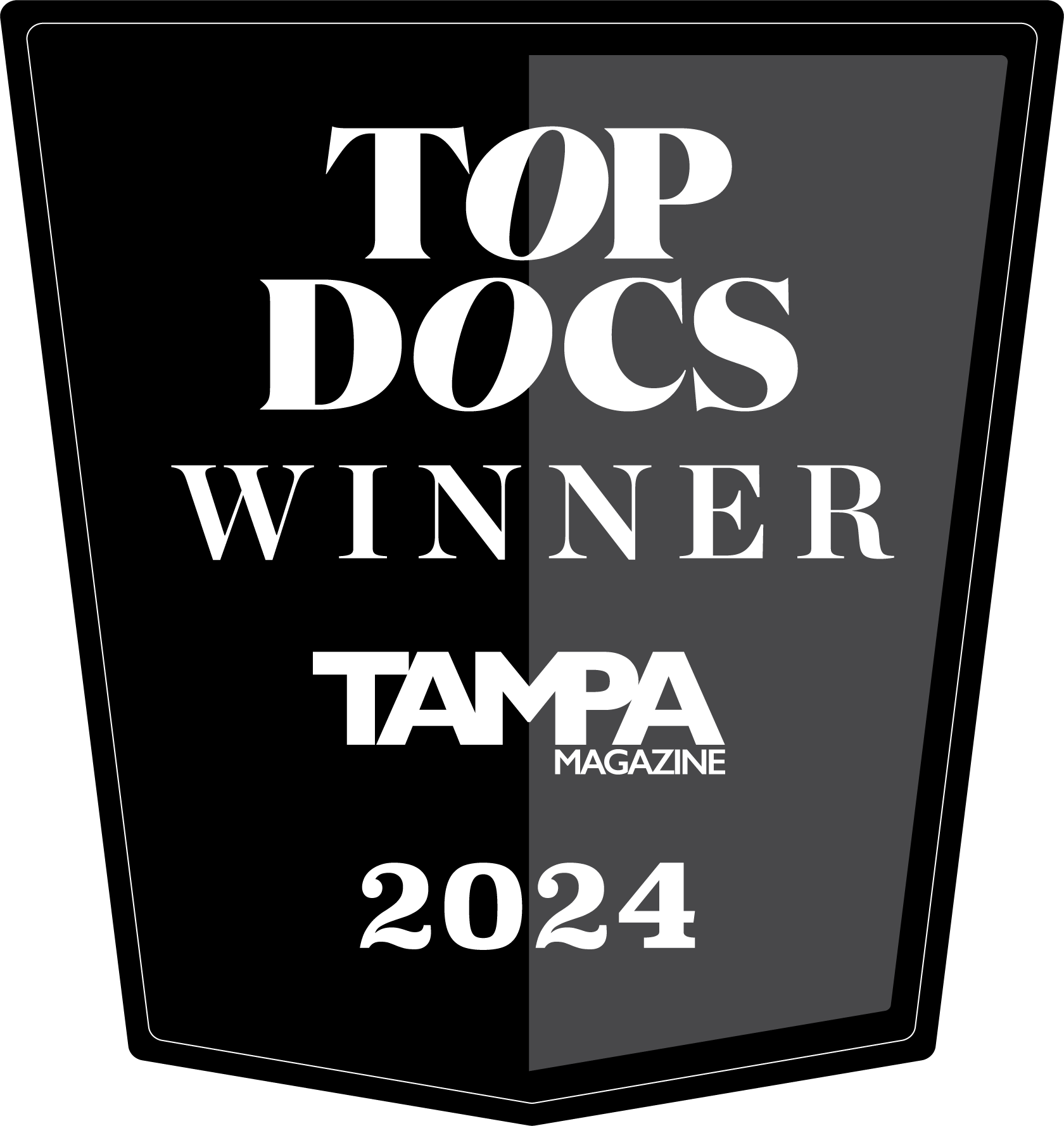 2024 Tampa Magazine's Top Docs Winner